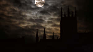 Gothic_ Night_ Silhouette Wallpaper