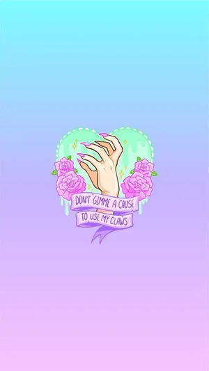 Gothic Pastel Claws Wallpaper