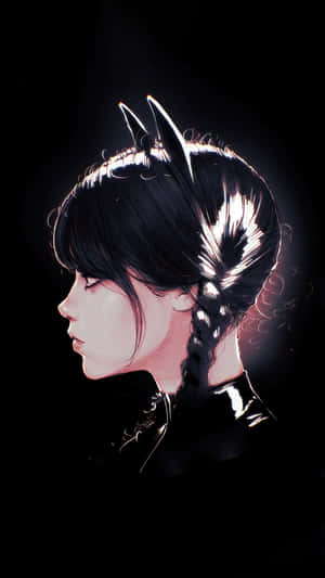 Gothic Profile Artwork Wallpaper