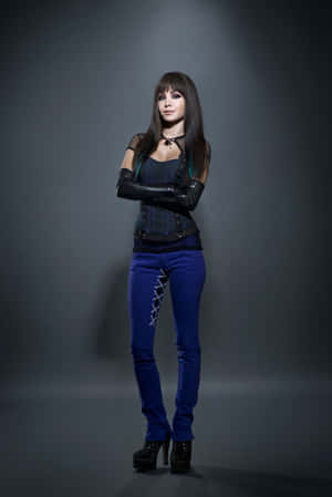 Gothic_ Style_ Portrait_ Ksenia_ Solo Wallpaper