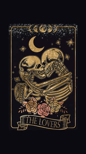 Gothic Tarot The Lovers Card Wallpaper