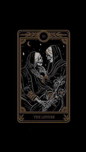 Gothic Tarot The Lovers Card Wallpaper