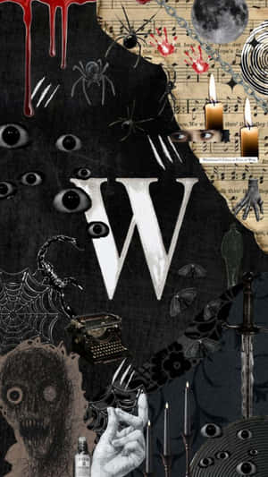 Gothic_ Wednesday_ Collage_ Artwork Wallpaper