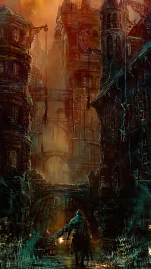 Gothic_ Yharnam_ Landscape_ Bloodborne Wallpaper