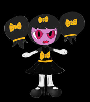 Gothorita Fanwork With Yellow Ribbons Wallpaper