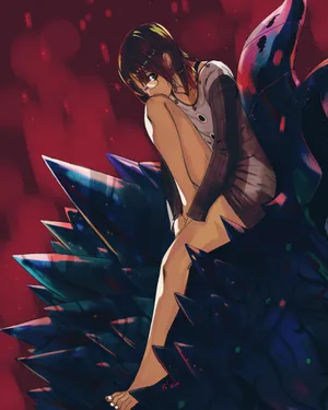 Gowther, The Goat Sin Of Lust From Seven Deadly Sins, Displaying His Magical Abilities. Wallpaper