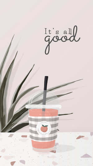 Grab Your Morning Cup Of Cute Coffee! Wallpaper