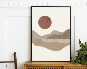 Graceful Minimalist Painting Wallpaper