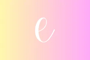 Gradient Backgroundwith Letter E Wallpaper