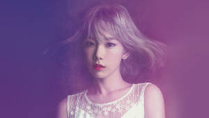 Gradient Taeyeon Wallpaper