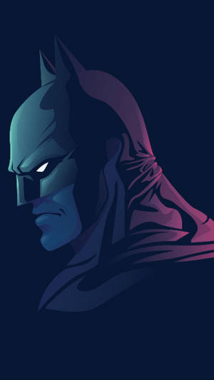 Gradient The Batman Iphone Wallpaper