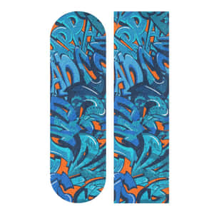 Graffiti Art Skateboard Deck Design Wallpaper