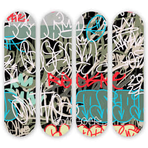 Graffiti Art Skateboard Decks Wallpaper