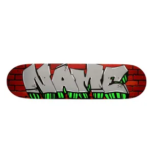 Graffiti Style Skateboard Deck Wallpaper