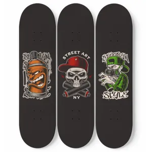 Graffiti Style Skateboard Decks Wallpaper