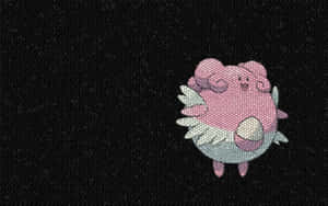 Grainy Blissey Background Wallpaper