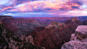 Grand_ Canyon_ Sunset_ Panorama Wallpaper