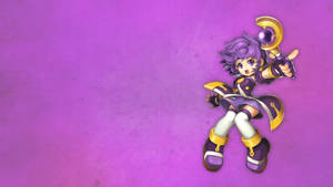 Grand Chase Arme Purple Art Wallpaper