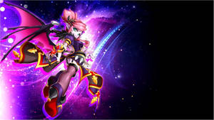 Grand Chase Rey Neon Galaxy Wallpaper