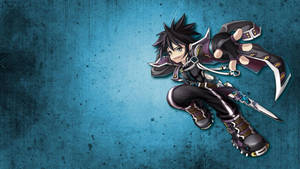 Grand Chase Sieghart Blue Art Wallpaper