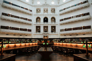 Grand Reading Room State Library Wallpaper