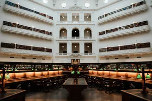 Grand Reading Room State Library Wallpaper