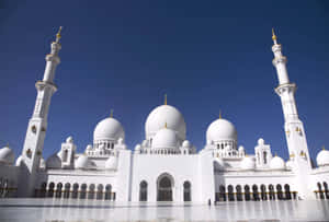 Grand_ White_ Mosque_ Architecture Wallpaper