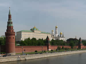 Grandeur Of The Grand Kremlin Palace Wallpaper