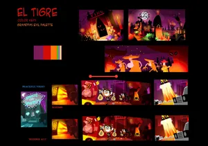 Grandpa Evil Palette In El Tigre The Adventures Of Manny Rivera Wallpaper