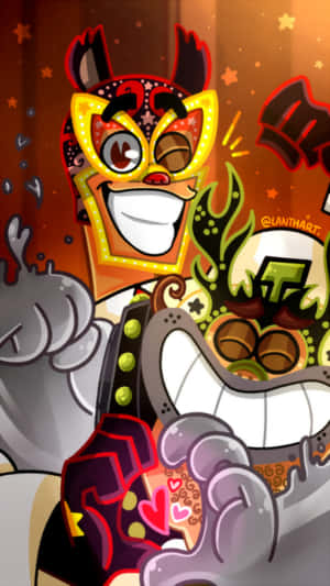 Grandpapi And Rodolfo From El Tigre The Adventures Of Manny Rivera Wallpaper