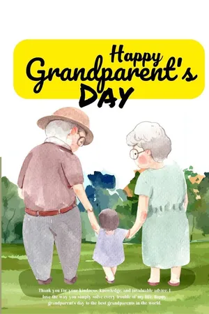 Grandparents Day Celebration Illustration Wallpaper
