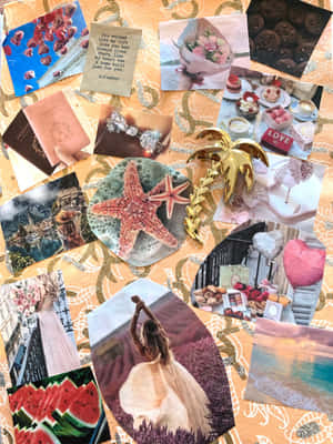 Granola Girl Aesthetic Collage.jpg Wallpaper