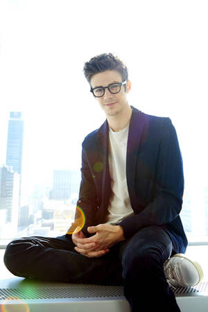 Grant Gustin Magazine Photoshoot Wallpaper