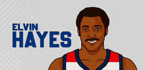 Graphic Art Elvin Hayes Wallpaper