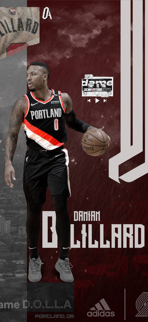 Graphic Design Damian Lillard Wallpaper