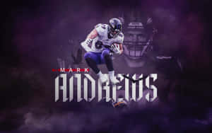 Graphic Poster For Nfl Player Mark Andrews Wallpaper