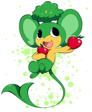 Grass Type Pansage Wallpaper