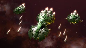 Gratuitous Green Battleships Wallpaper