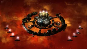 Gratuitous Mother Ship Battle Wallpaper