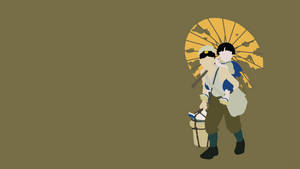 Grave Of The Fireflies Minimalist Art Wallpaper