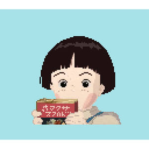 Grave Of The Fireflies Pixel Art Wallpaper