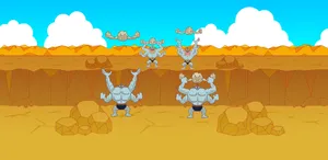 Graveler In A Dessert Wallpaper