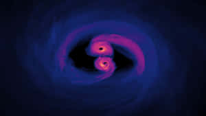 Gravitational Waves In Space Wallpaper