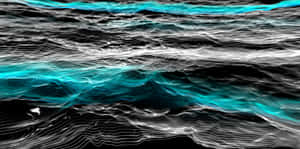 Gravitational Waves Rippling Through Space-time Wallpaper