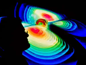 Gravitational Waves Rippling Through Space-time Wallpaper