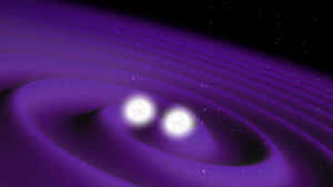 Gravitational Waves Rippling Through Space-time Wallpaper