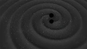 Gravitational Waves Visualization Wallpaper