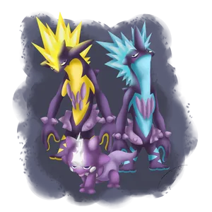 Gray Aesthetic Toxel And Toxtricity Mobile Wallpaper