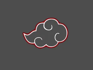 Gray Akatsuki Cloud Iphone Wallpaper