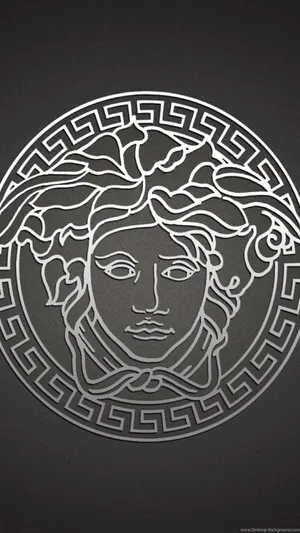 Gray And White Versace Iphone Wallpaper